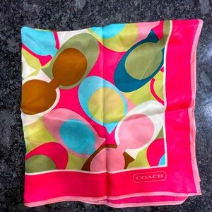 Coach scarf nwot 21 x21 square